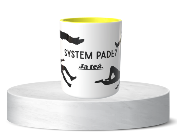 Śmieszny Kubek Niesklasyfikowane - System padł ja też 2